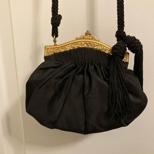 Antique brass evening purse